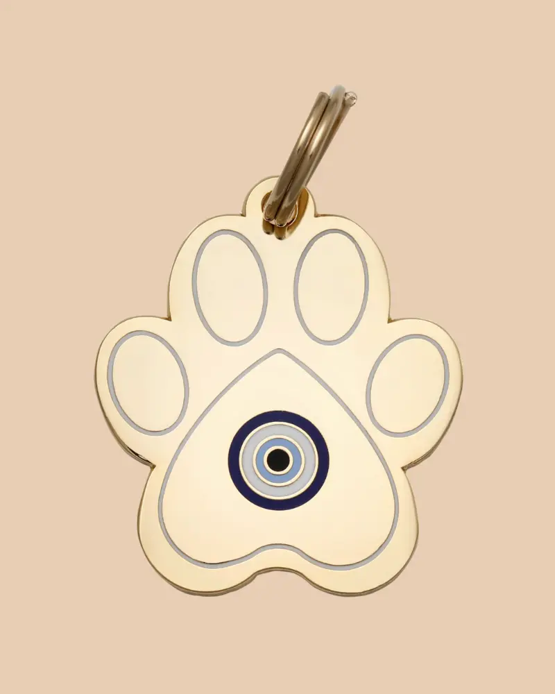 Paw Evil Eye Id Tag (Custom) 1