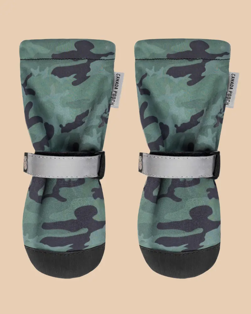 Soft Shield Dogs Boots In Camo 1