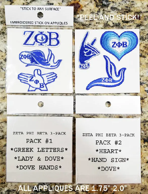 Zeta Phi Beta Peel And Stick 1