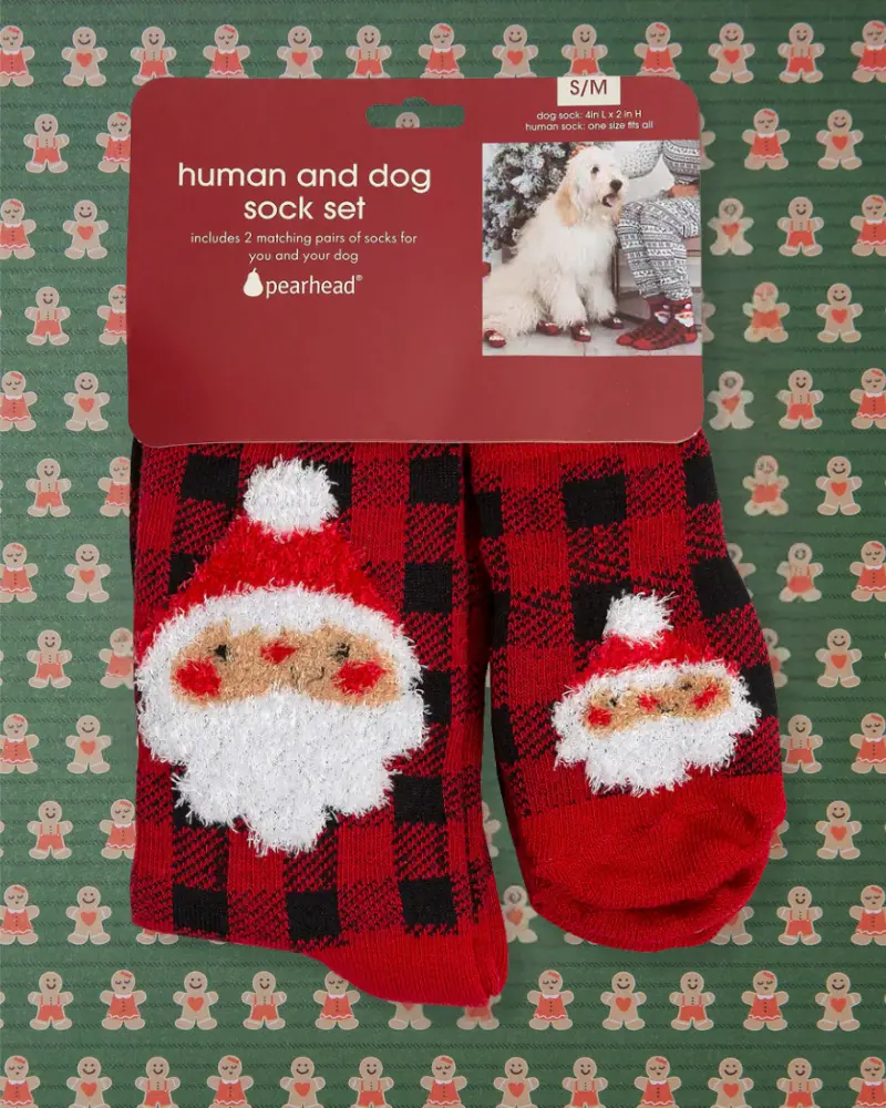 Matching Dog & Human Holiday Socks 2