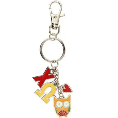Chi Omega Charm Keychain 1