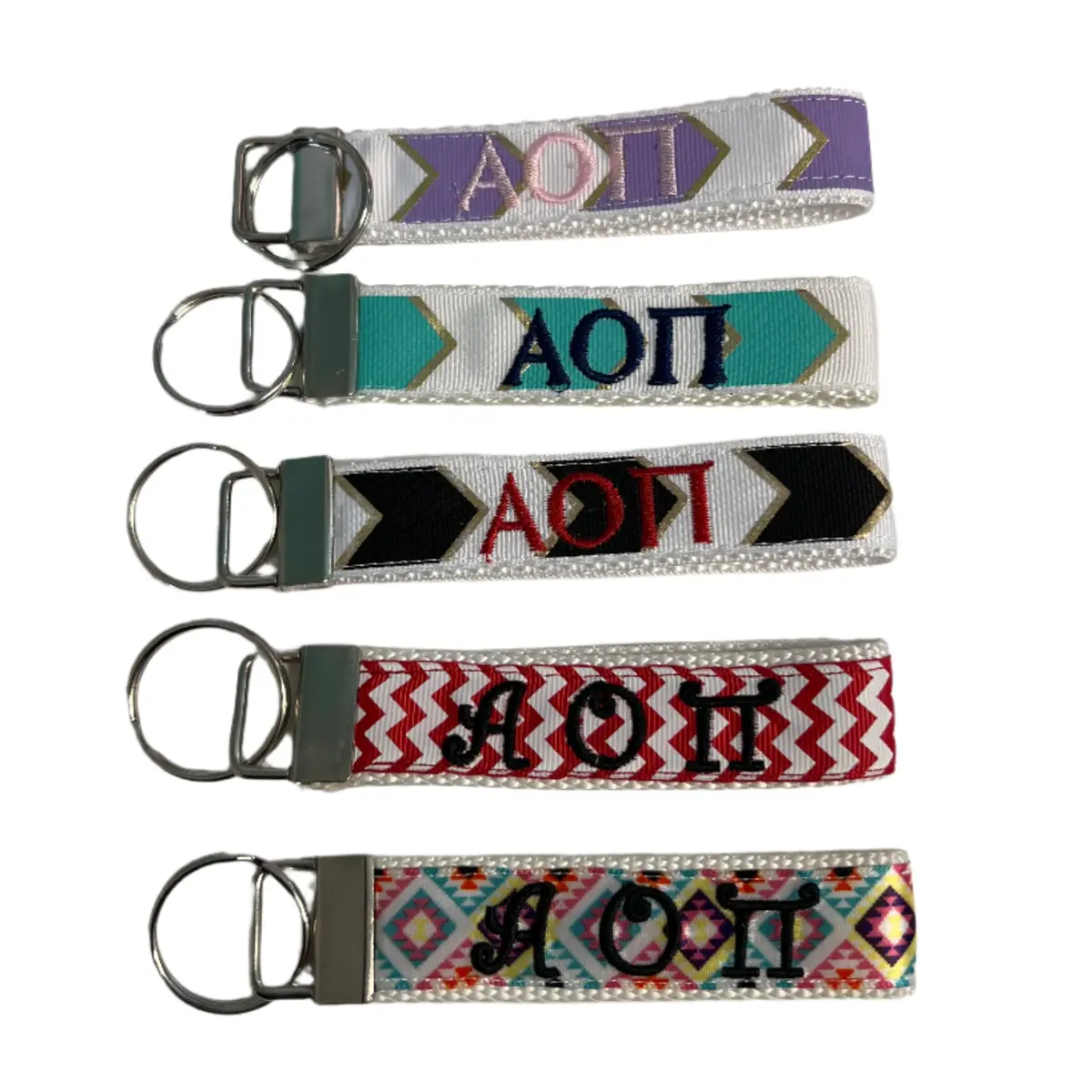 Alpha Omicron Pi Fob Keychain 1