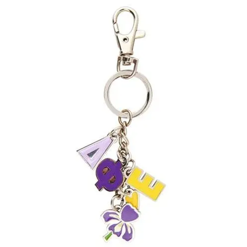 Delta Phi Epsilon Charm Keychain 1