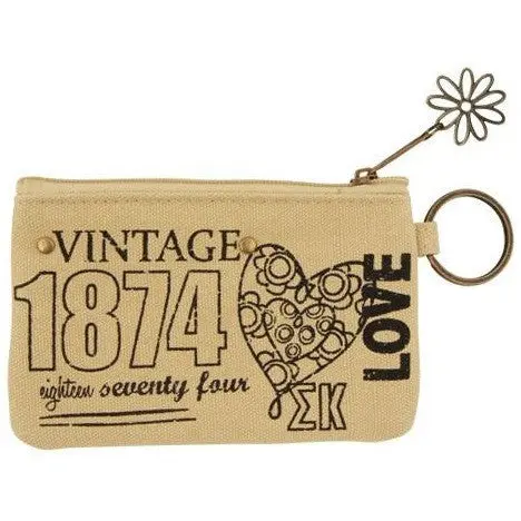 Sigma Kappa Vintage Id Coin Purse 1
