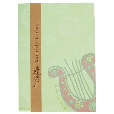 Alpha Chi Omega Mascot Notepad 1