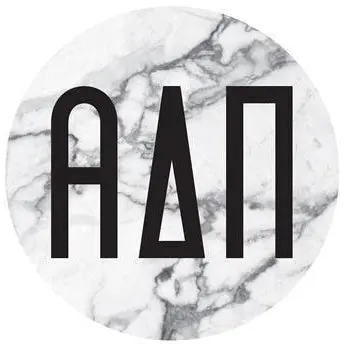 Alpha Delta Pi Marble Bumper Sticker 1