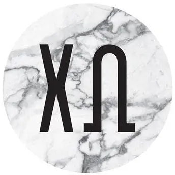 Chi Omega Marble Bumper Sticker 1