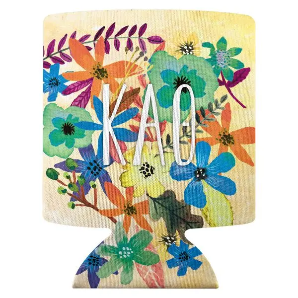 Kappa Alpha Theta Floral Coozie 1