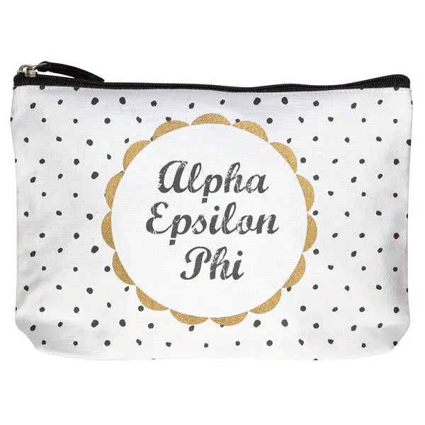 Alpha Epsilon Phi Cotton Makeup Bag 1