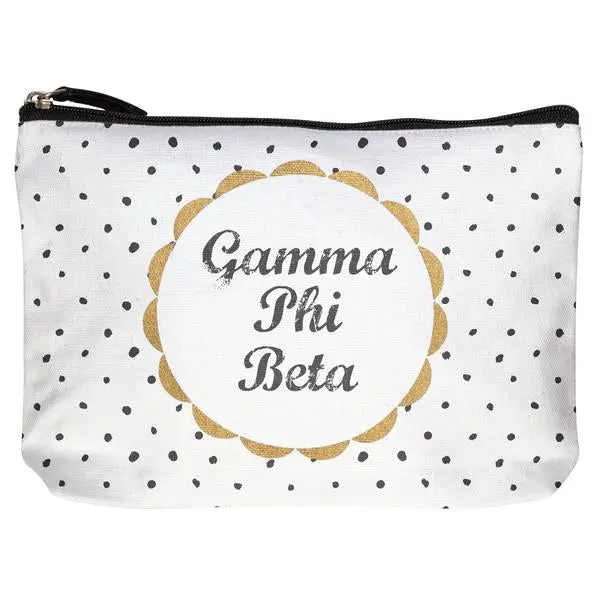 Gamma Phi Beta Cottom Makeup Bag 1