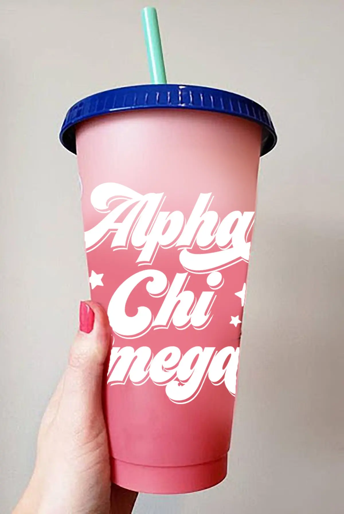 Alpha Chi Omega Color Changing Cup 1