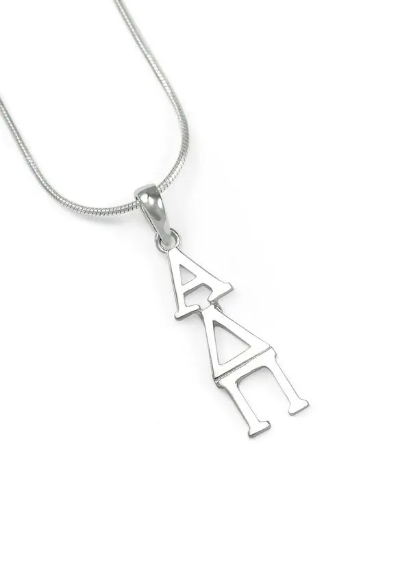 Alpha Delta Pi Sterling Silver Lavaliere 1