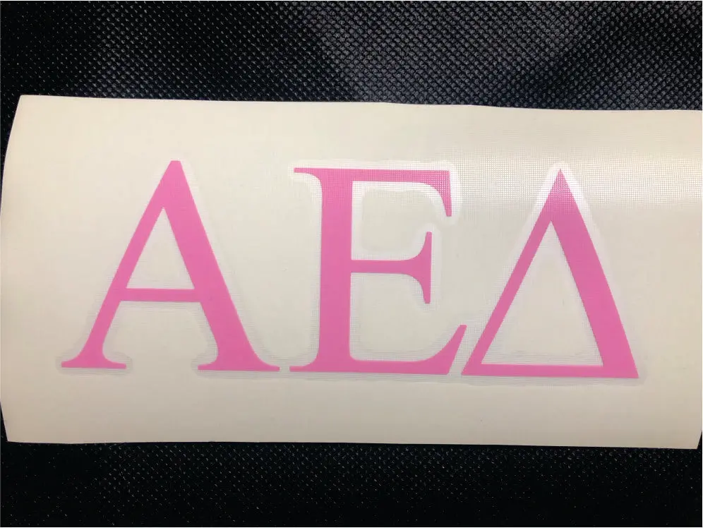Alpha Epsilon Delta Vinyl Decal 1