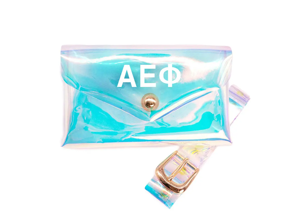 Alpha Epsilon Phi Holographic Belted Fanny Pack 1