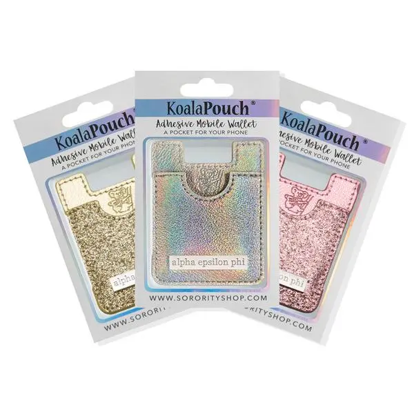 Alpha Epsilon Phi  Glitter Koala Pouch 1