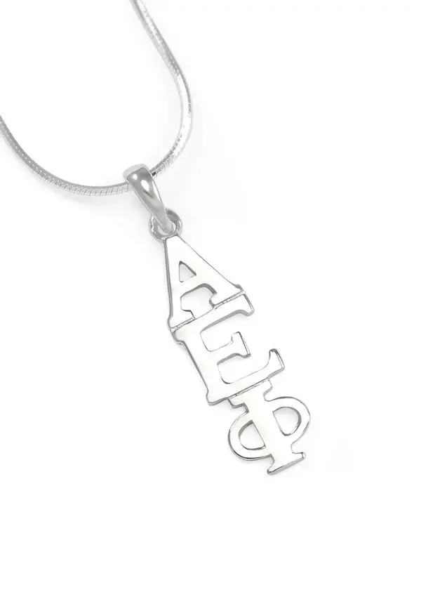 Alpha Epsilon Phi Sterling Silver Lavalier 1