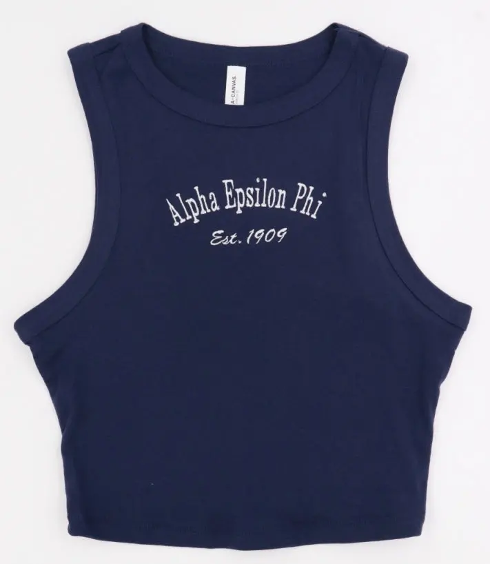 Alpha Epsilon Phi Classic Crop Tank 1