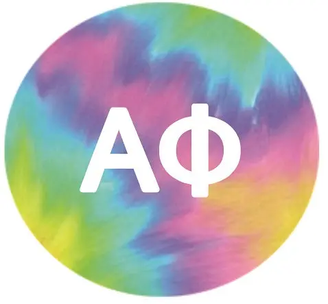 Alpha Phi Printed Button Collection 3