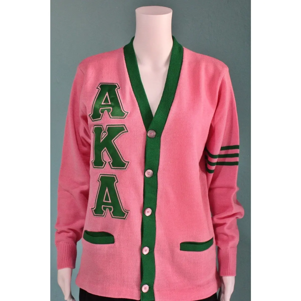 Alpha Kappa Alpha Two Tone Cardigan 1
