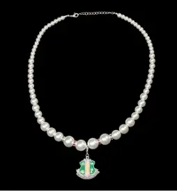 Alpha Kappa Alpha Pearl Necklace 1