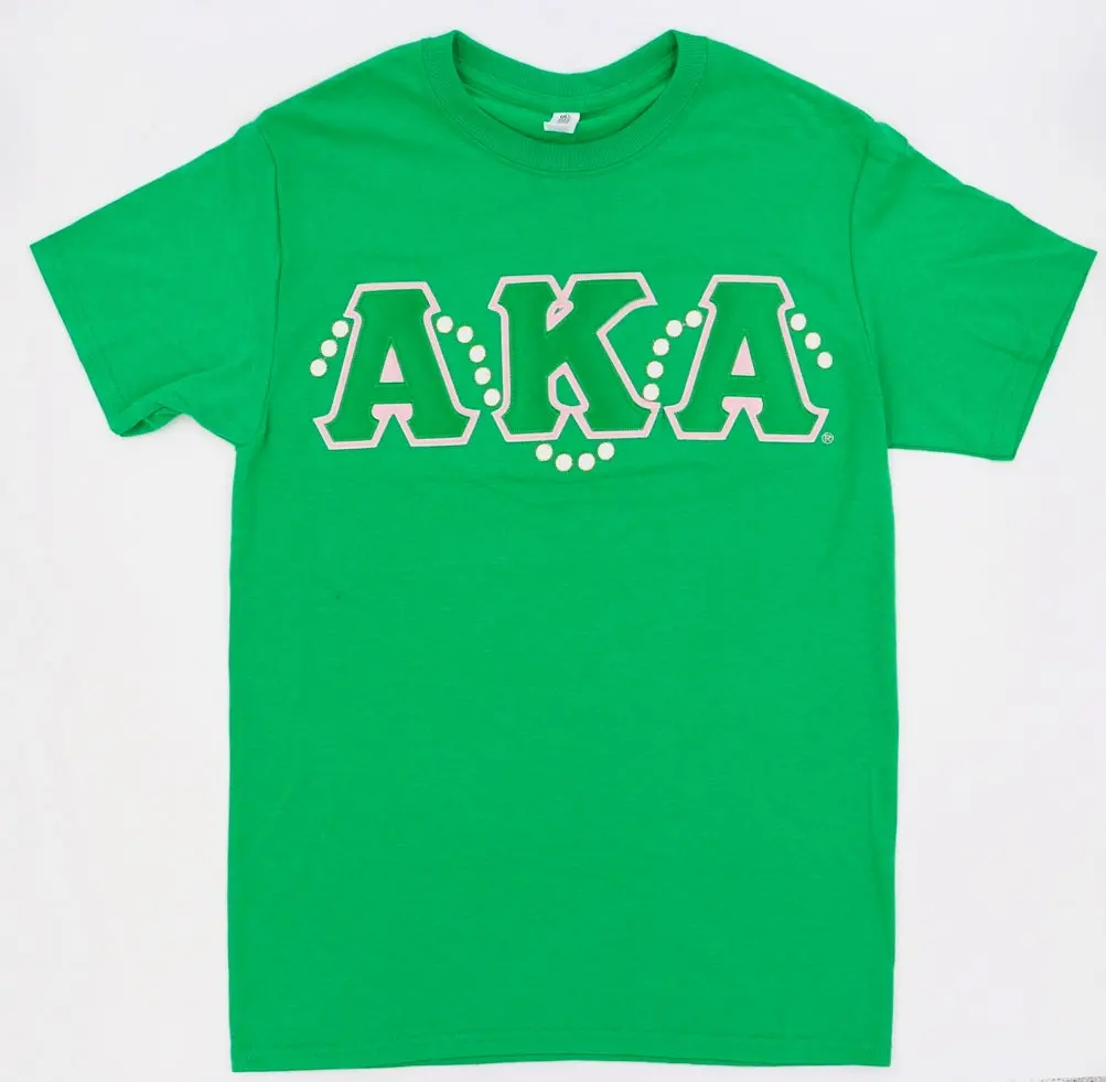 Alpha Kappa Alpha Tee With Pearls 2