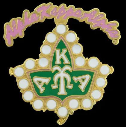 Alpha Kappa Alpha Rocker Ivy Pin 1