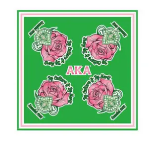 Alpha Kappa Alpha Silk Scarf 1