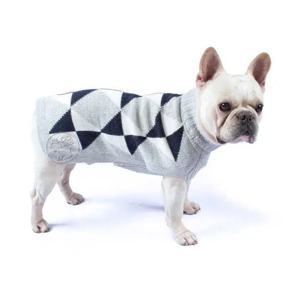 Alqo Wasi | Blue Argyle Sweater 1