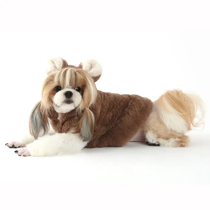 Amy Loves Pet | Furry Brown Bear Hoodie 1