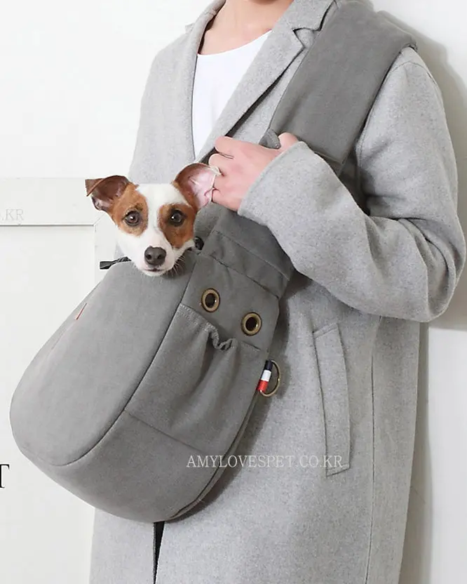 Half Sling Crossbody Bag In Cozy Grey 2