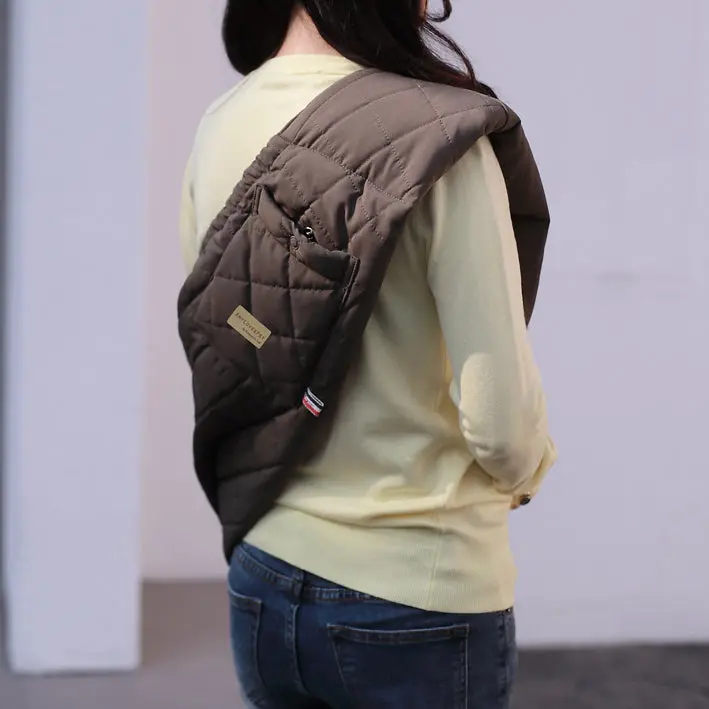 Hug-Me Sling In Quilted Khaki (Final Sale) 3
