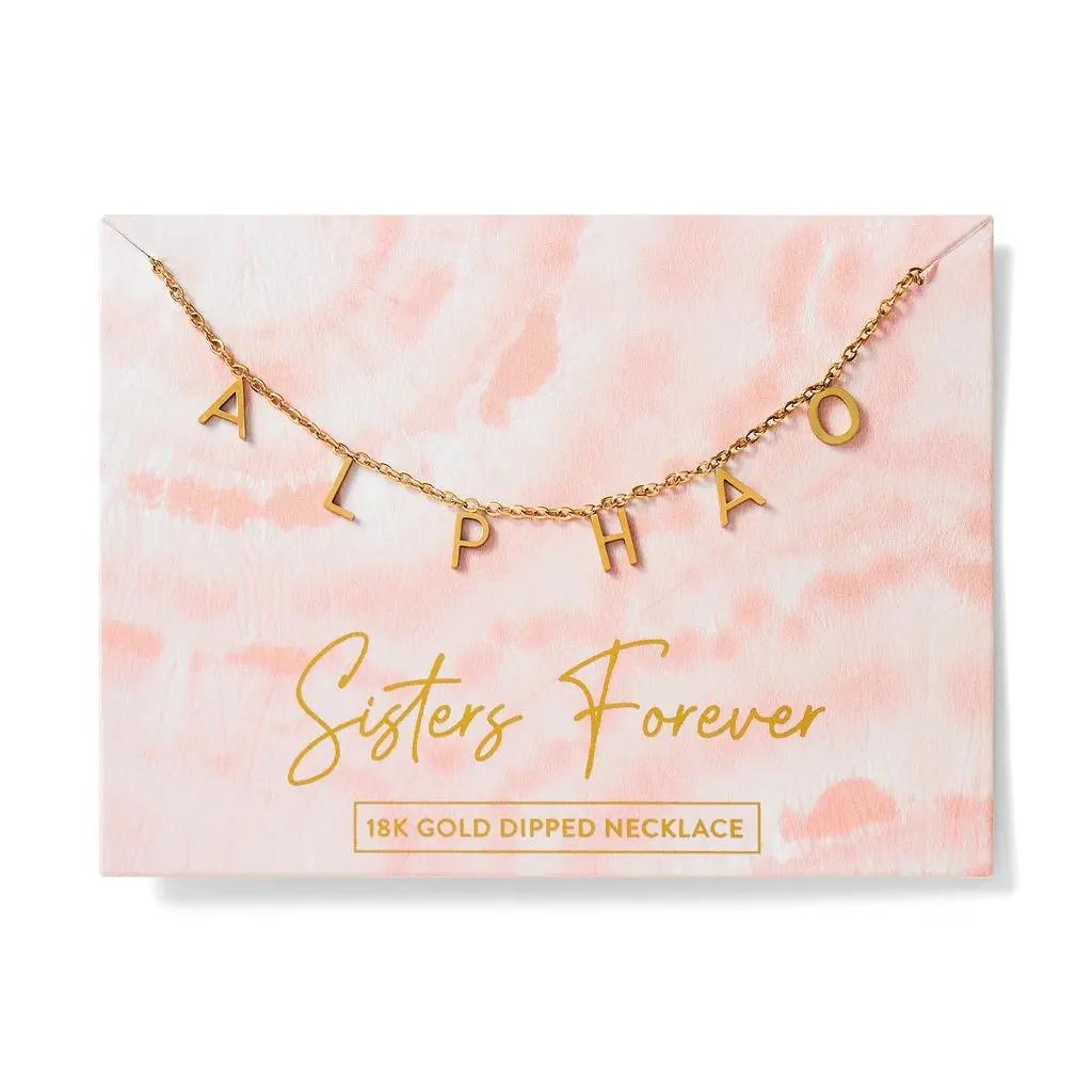 Alpha Omicron Pi Name Necklace 1
