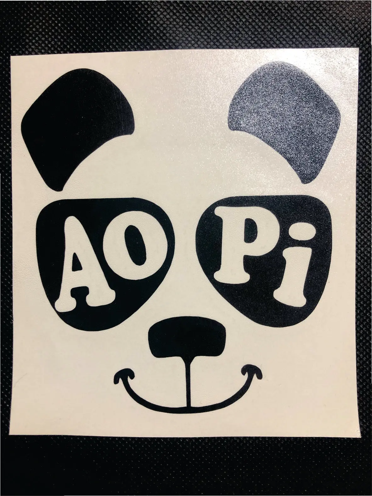 Alpha Omicron Pi Mascot Decal - Discontinued 1