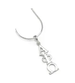 Alpha Phi Omega Sterling Silver Lavaliere 1