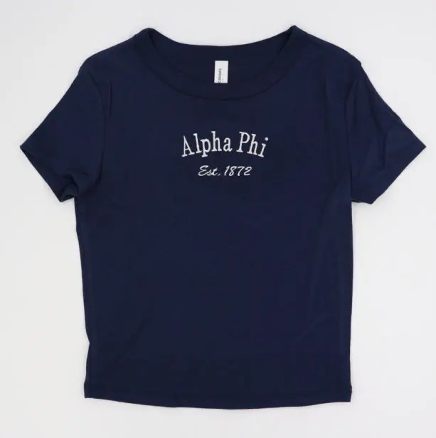 Alpha Phi Classic Baby Tee 1