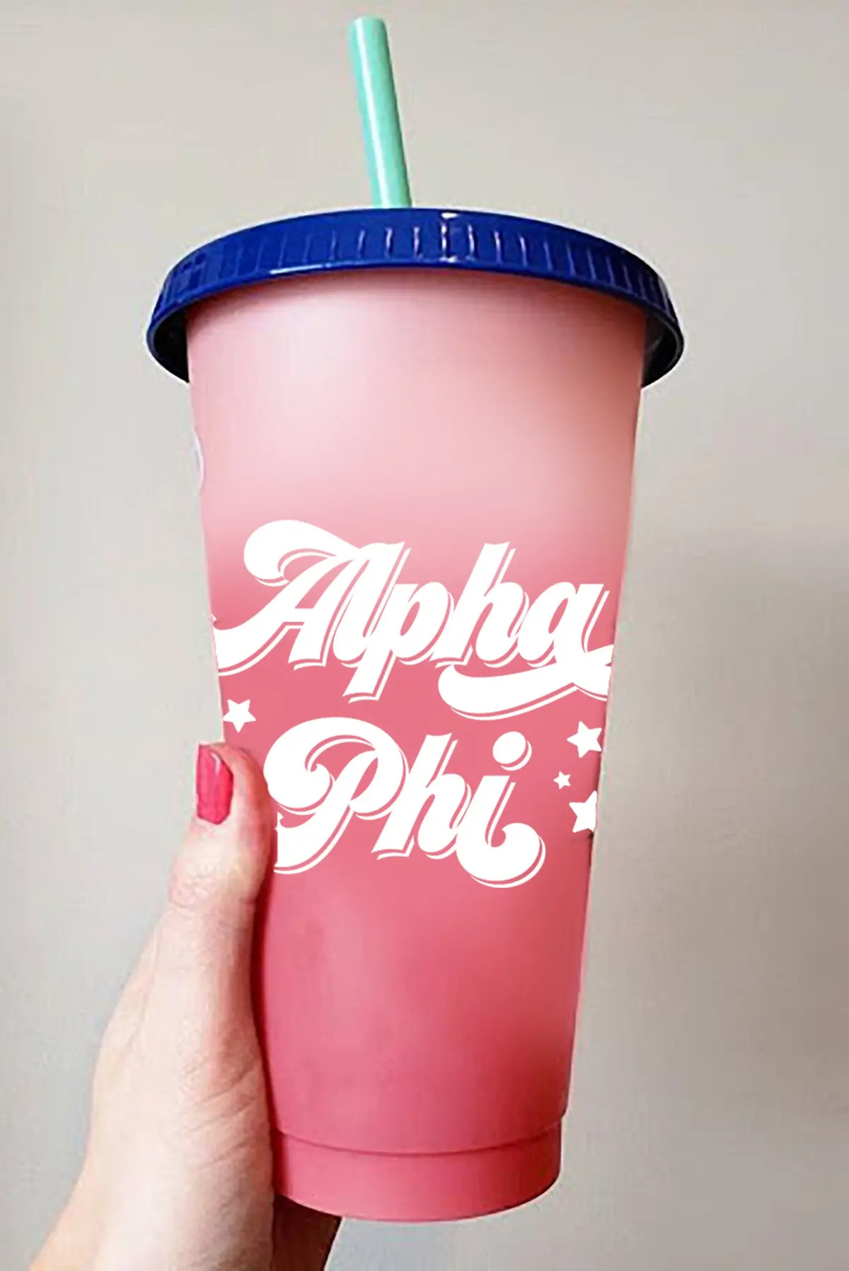 Alpha Phi Color Changing Cup 1