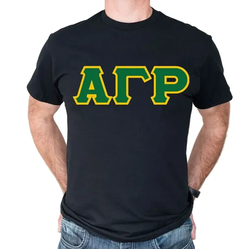 Alpha Gamma Rho Greek Letter Tee 1