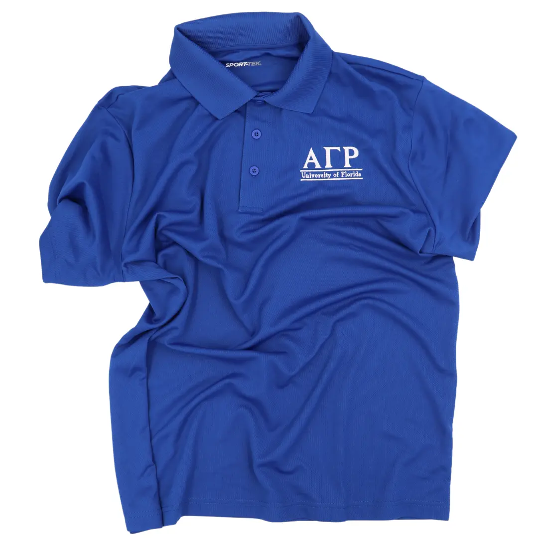 Alpha Gamma Rho Dri-Mesh Polo 1
