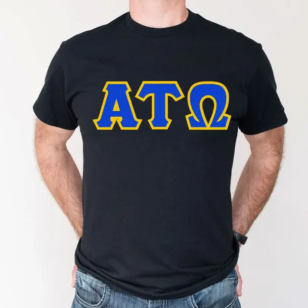 Alpha Tau Omega Greek Letter Tee 1