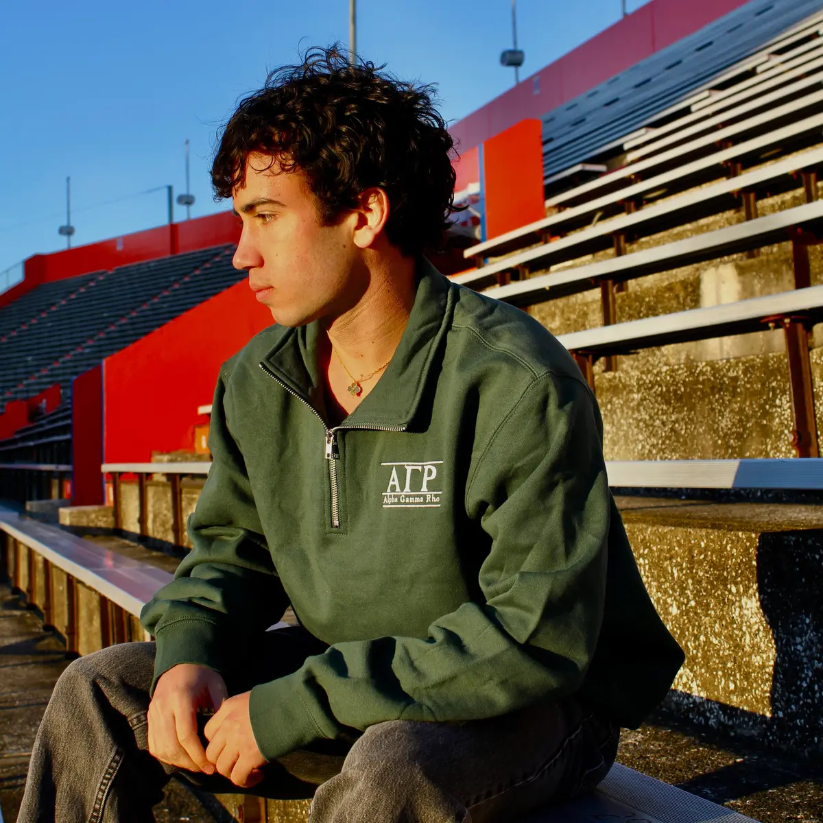 Alpha Gamma Rho Quarter Zip 1