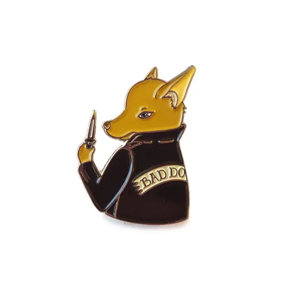 These Things | Bad Biter Gang Bad Booboo Chihuahua Enamel Pin 1