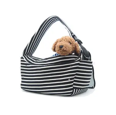 Betters | Sling Bag In Black & White Stripe 1