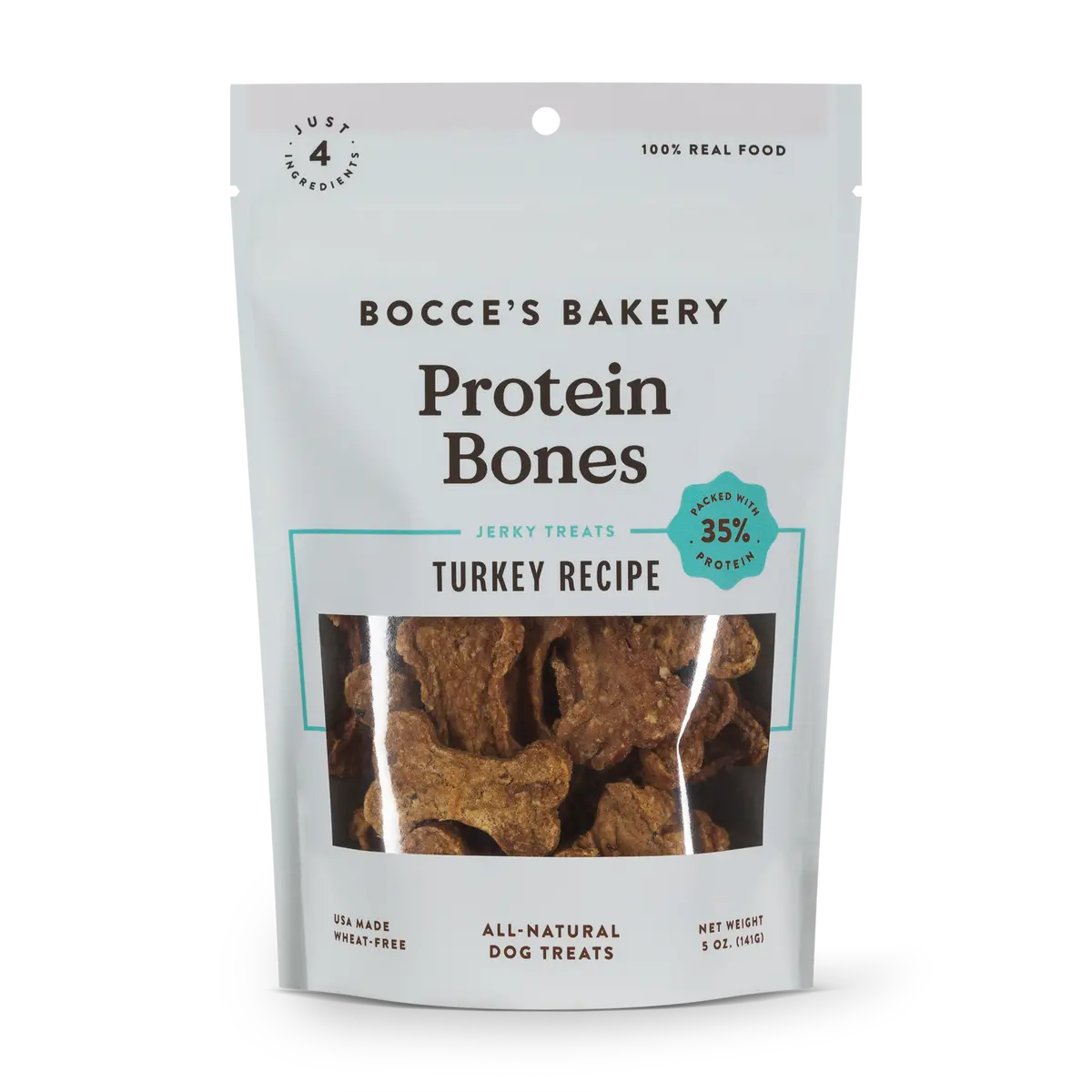 Bocce's Bakery | Turkey Jerky Protein Bones 1