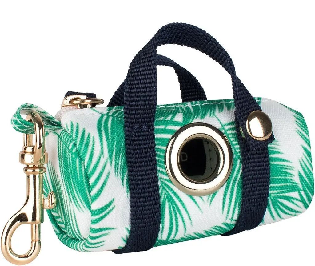 Boulevard | Toto Poop Bag Holder In Green Palm 1
