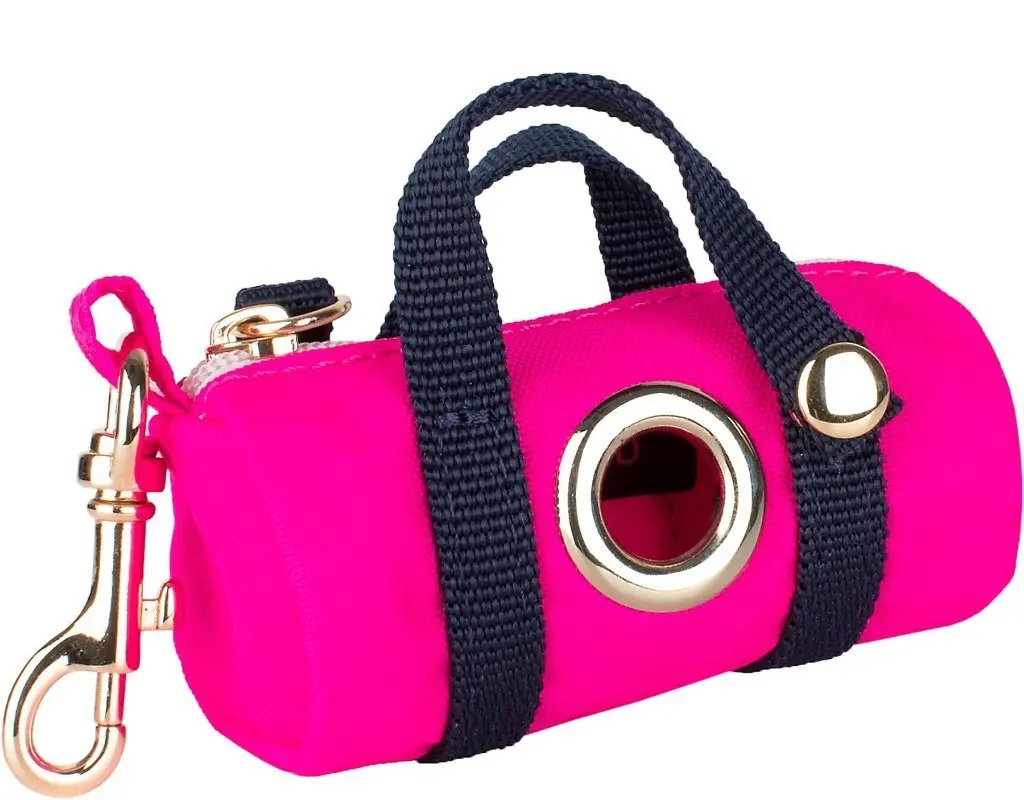 Boulevard | Toto Poop Bag Holder In Hot Pink 1