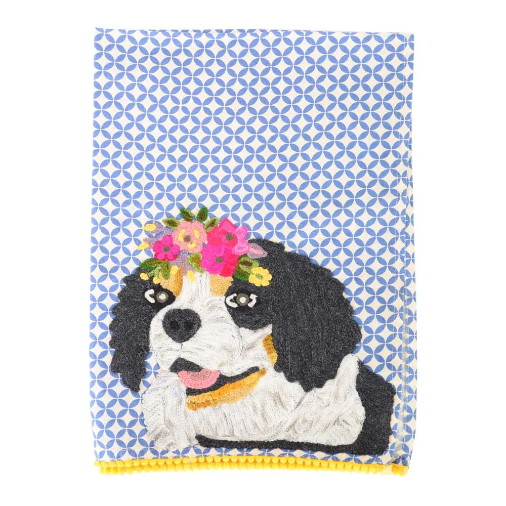 Karma Living | Barkley Dog Tea Towel 1