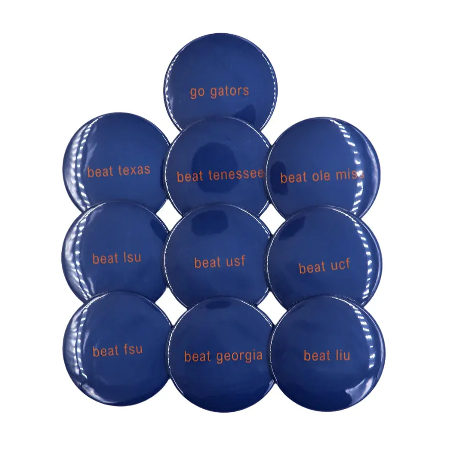 "Brat" Beat Printed Buttons 1