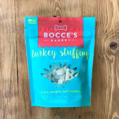 Bocce's Bakery | Turkey Stuffing Biscuit Bag 1