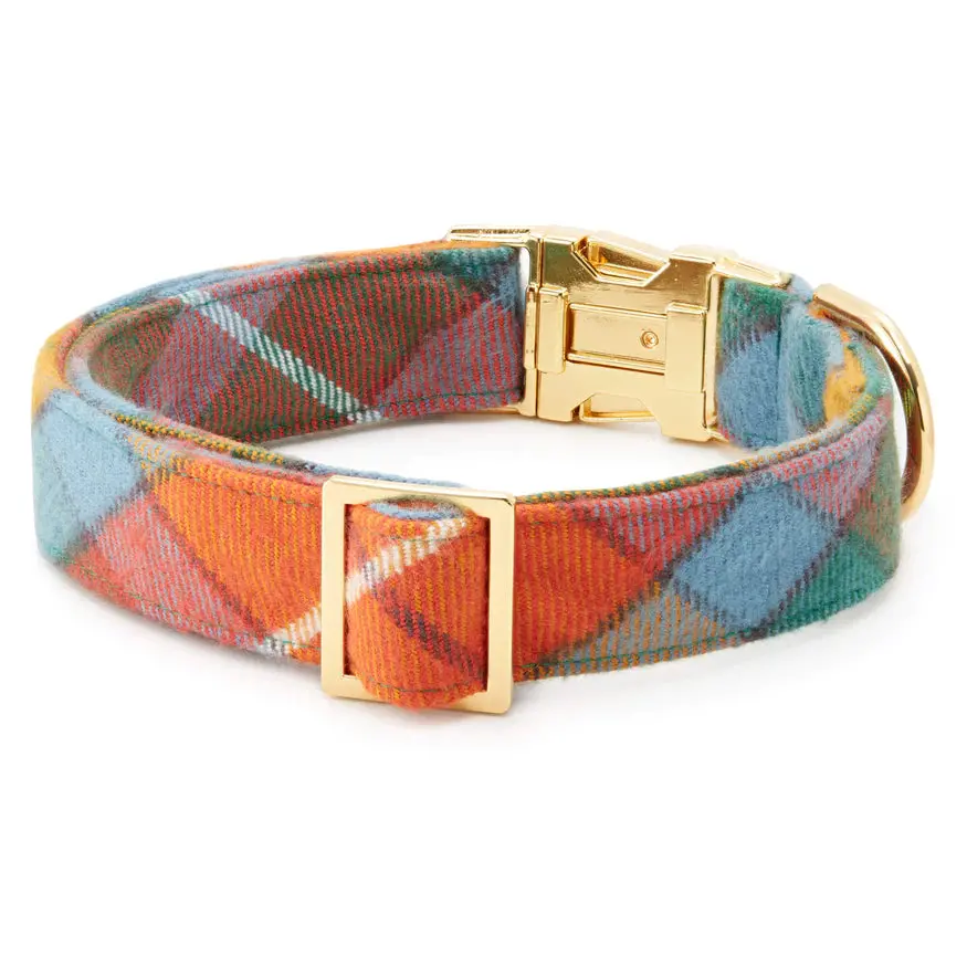Buchanan Plaid Dog Collar (Made In The Usa) (Final Sale) 4