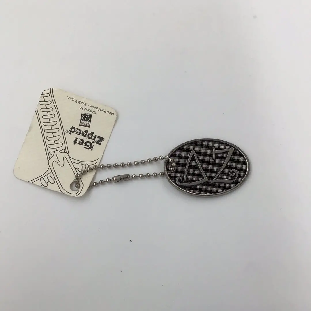 Delta Zeta Pewter Keychain / Zipper Pull (Copy) 1